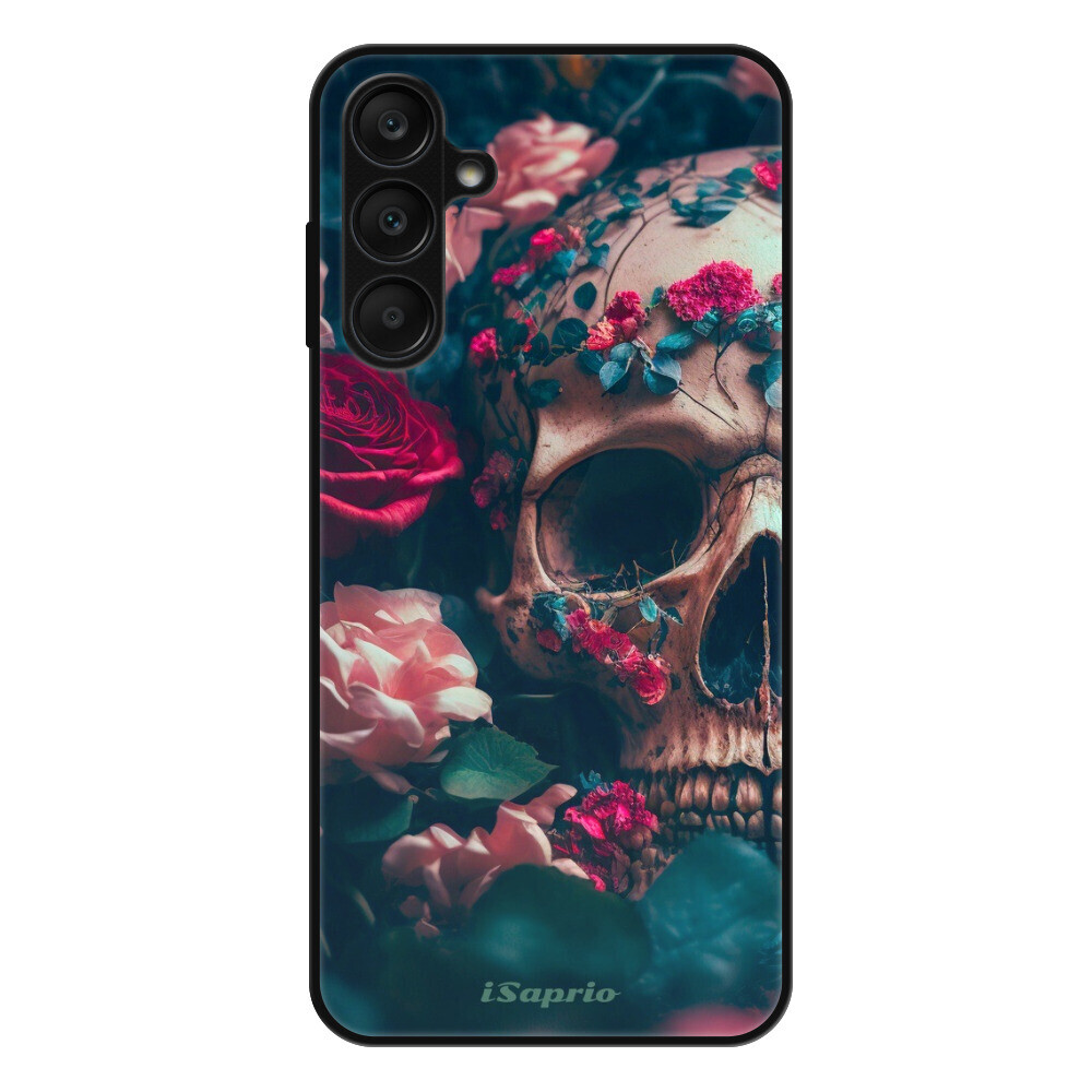 Lesklé puzdro Exclusive iSaprio - Skull in Roses - Samsung Galaxy A25 5G
