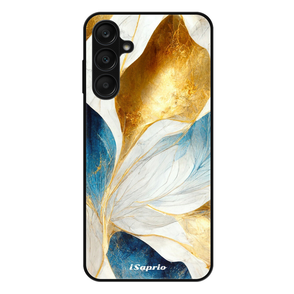 Lesklé puzdro Exclusive iSaprio - Blue Leaves - Samsung Galaxy A25 5G