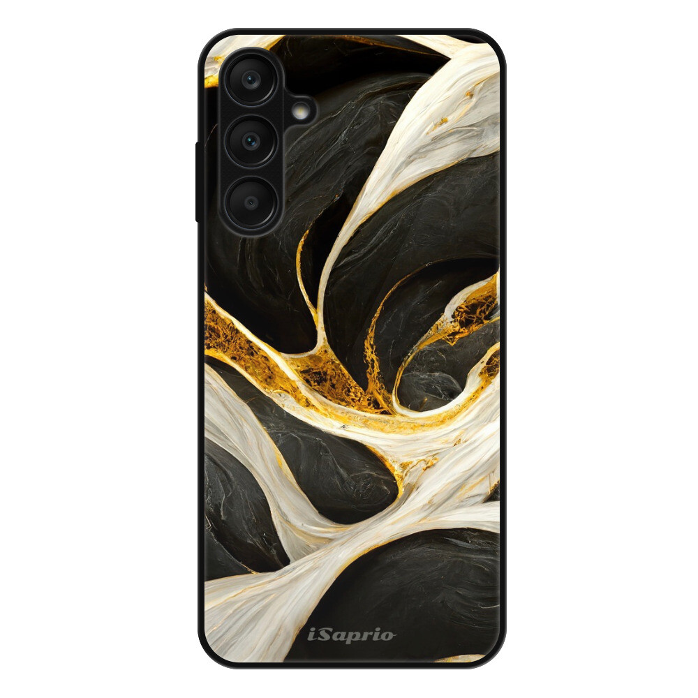 Lesklé puzdro Exclusive iSaprio - Black and Gold - Samsung Galaxy A25 5G