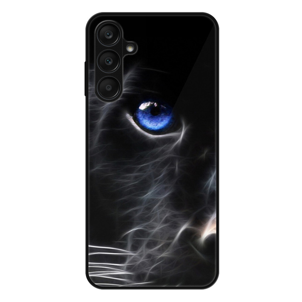 Lesklé puzdro Exclusive iSaprio - Black Puma - Samsung Galaxy A25 5G