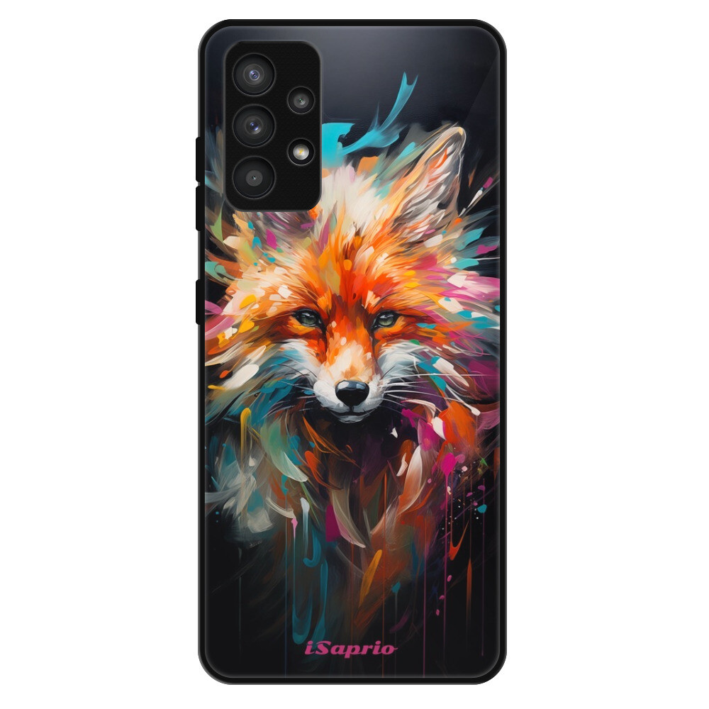 Lesklé puzdro Exclusive iSaprio - Neon Fox - Samsung Galaxy A32