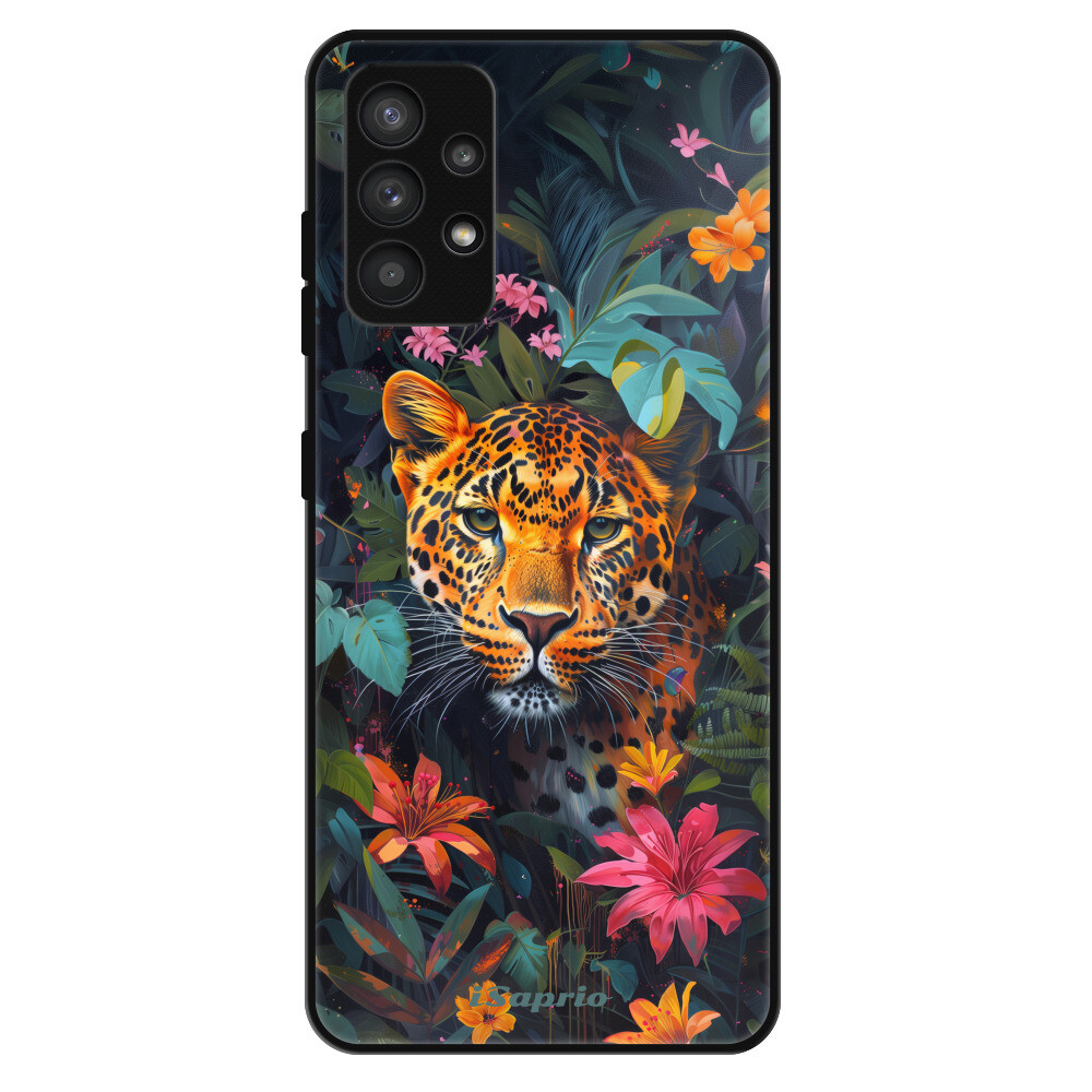 Lesklé puzdro Exclusive iSaprio - Flower Jaguar - Samsung Galaxy A32