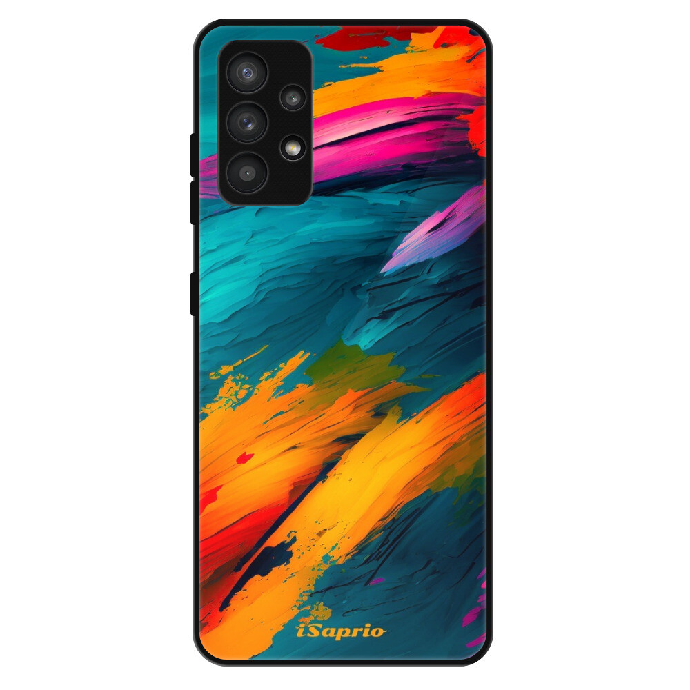 Lesklé puzdro Exclusive iSaprio - Blue Paint - Samsung Galaxy A32