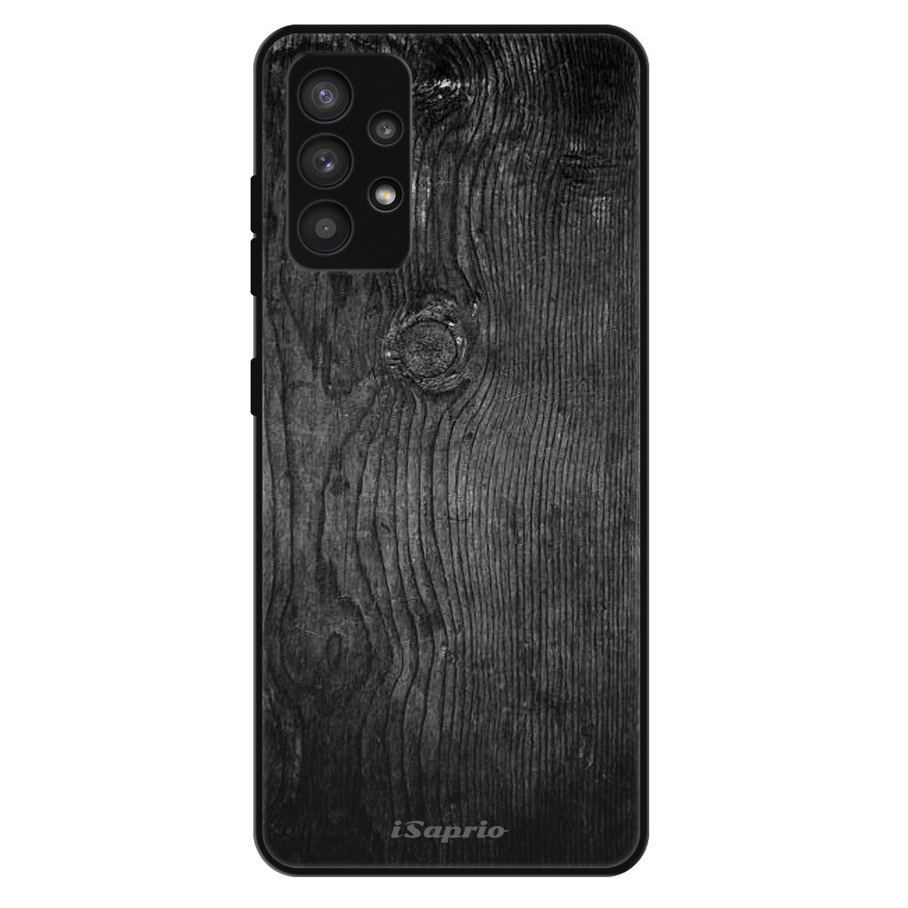 Lesklé puzdro Exclusive iSaprio - Black Wood 13 - Samsung Galaxy A32