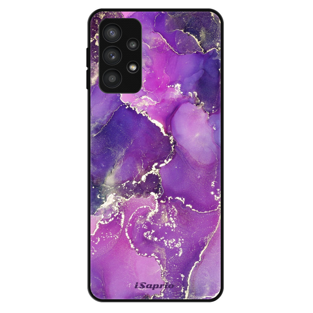 Lesklé puzdro Exclusive iSaprio - Purple Marble 10 - Samsung Galaxy A32 5G