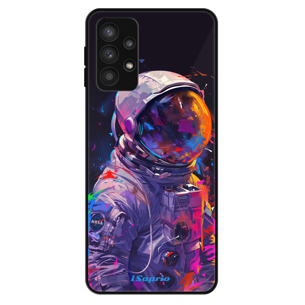 Lesklé puzdro Exclusive iSaprio - Neon Astronaut - Samsung Galaxy A32 5G