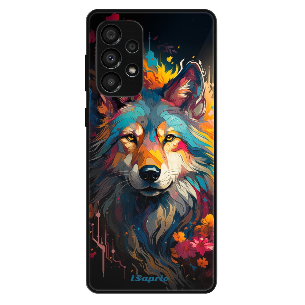 Lesklé puzdro Exclusive iSaprio - Mysterious Wolf - Samsung Galaxy A33 5G