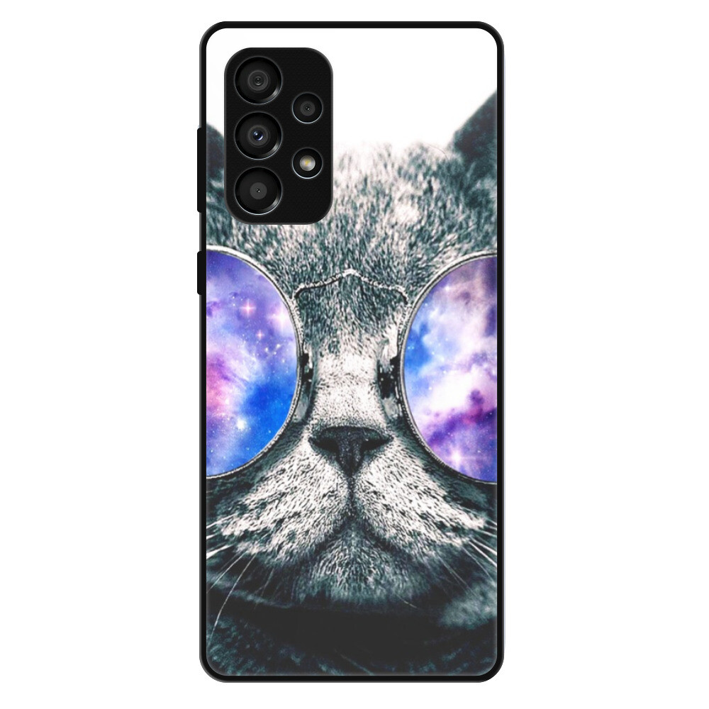 Lesklé puzdro Exclusive iSaprio - Galaxy Cat - Samsung Galaxy A33 5G