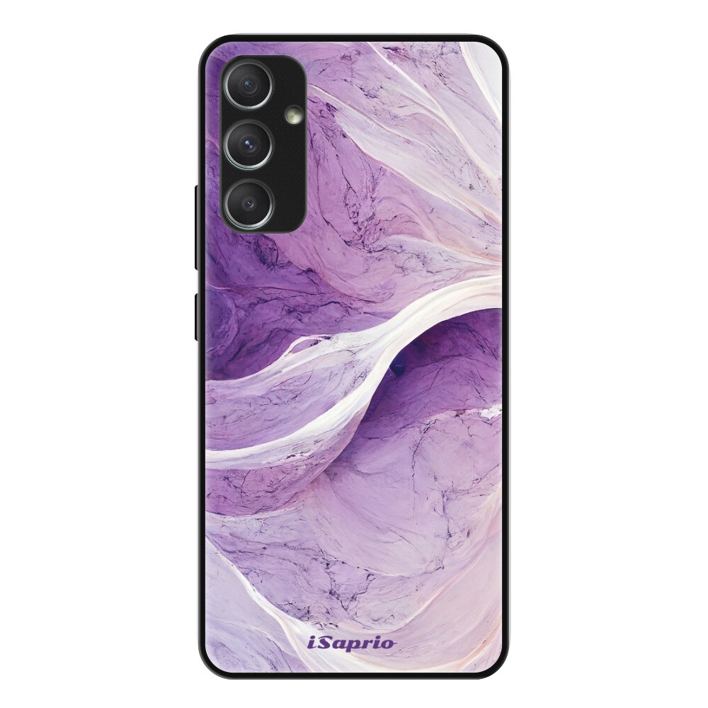 Lesklé puzdro Exclusive iSaprio - Purple Paint 10 - Samsung Galaxy A34 5G