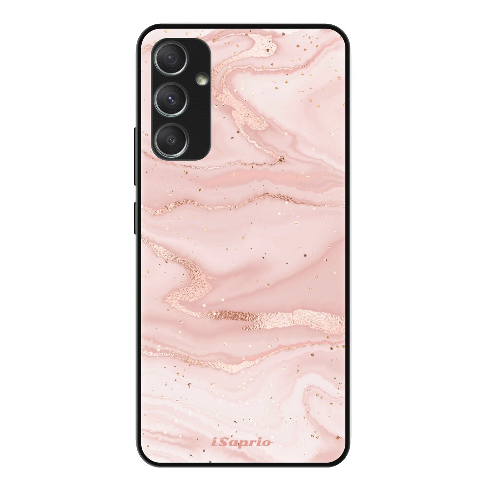 Lesklé puzdro Exclusive iSaprio - RoseGold Marble 10 - Samsung Galaxy A34 5G