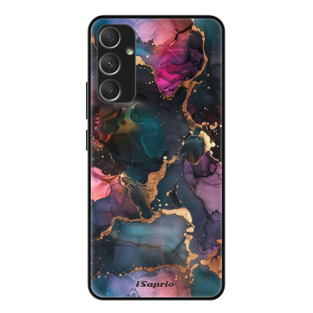Lesklé puzdro Exclusive iSaprio - Dark Marble 10 - Samsung Galaxy A34 5G