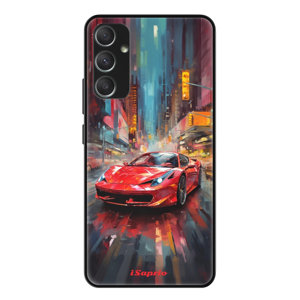 Lesklé puzdro Exclusive iSaprio - Ferrari - Samsung Galaxy A34 5G