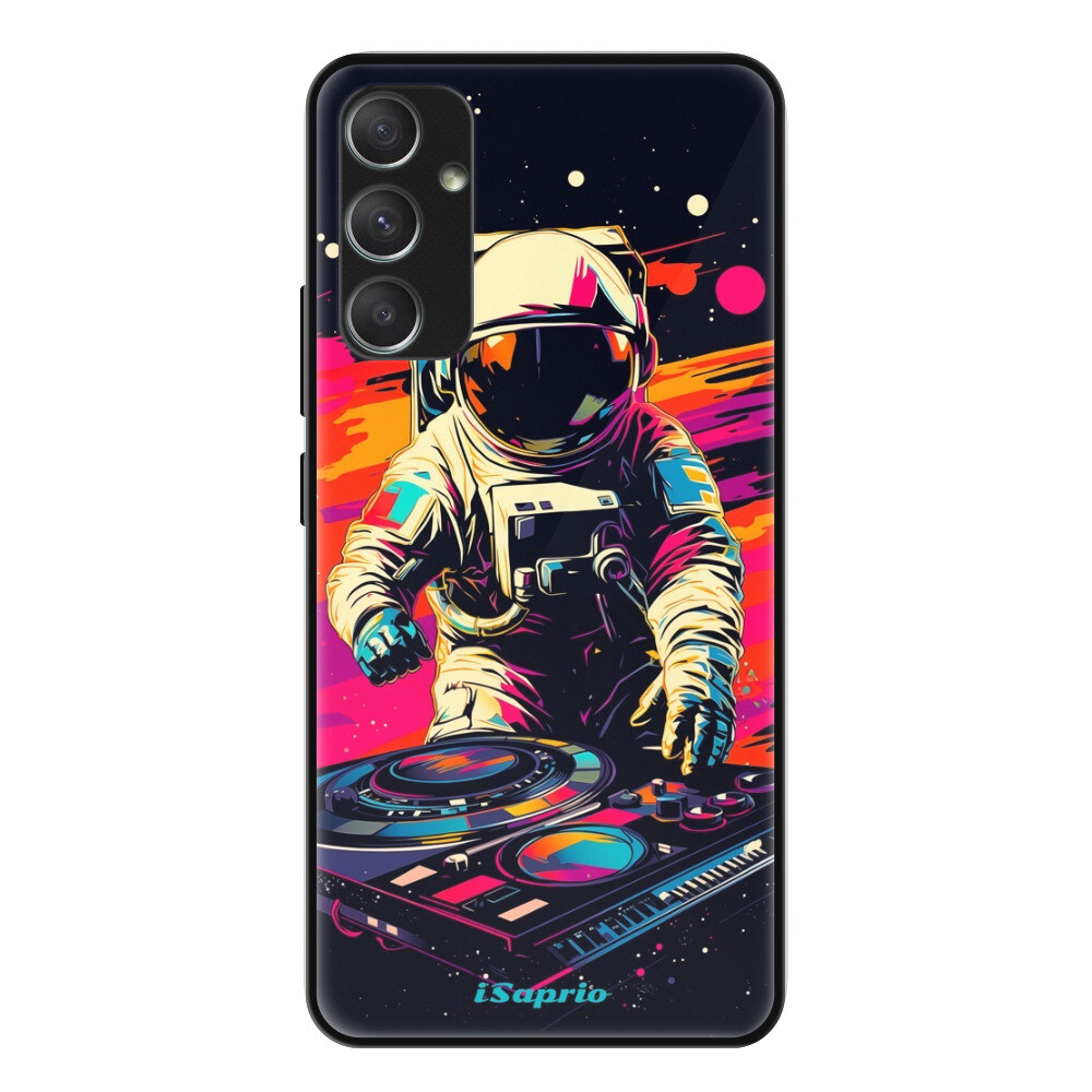Lesklé puzdro Exclusive iSaprio - Astronaut DJ - Samsung Galaxy A34 5G