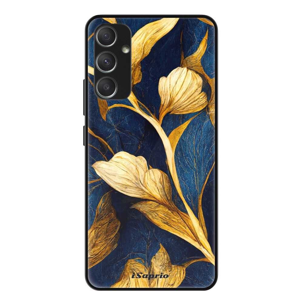 Lesklé puzdro Exclusive iSaprio - Gold Leaves - Samsung Galaxy A34 5G
