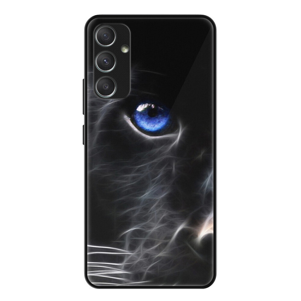 Lesklé puzdro Exclusive iSaprio - Black Puma - Samsung Galaxy A34 5G