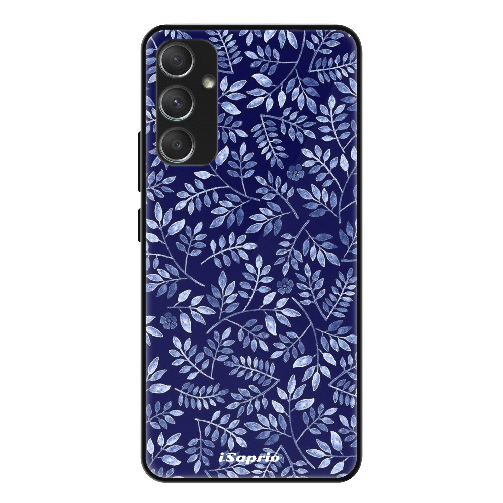 Lesklé puzdro Exclusive iSaprio - Blue Leaves 05 - Samsung Galaxy A34 5G