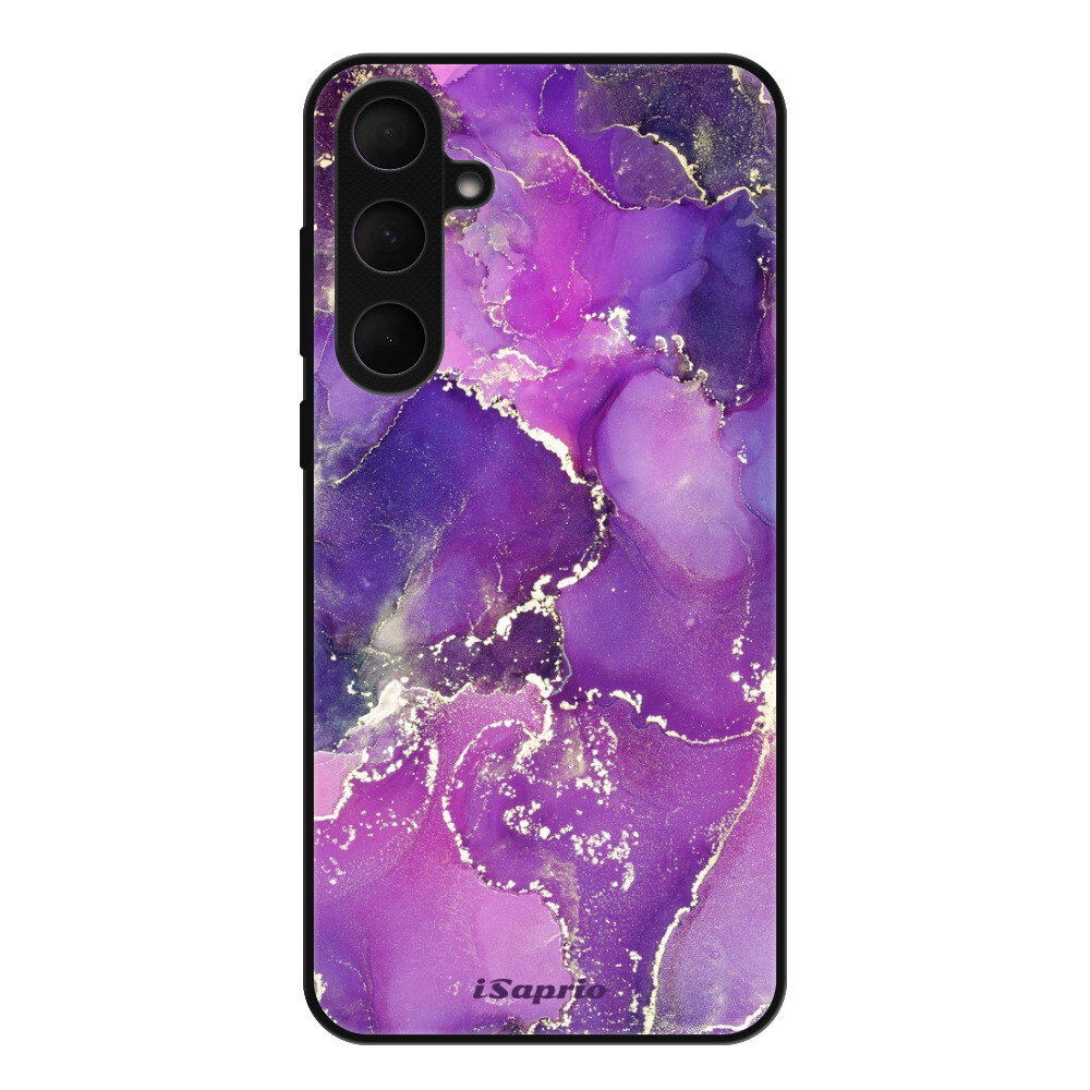 Lesklé puzdro Exclusive iSaprio - Purple Marble 10 - Samsung Galaxy A35 5G