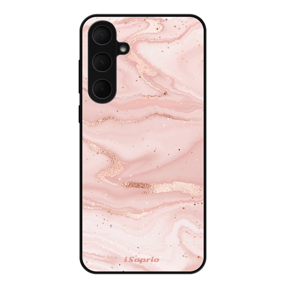 Lesklé puzdro Exclusive iSaprio - RoseGold Marble 10 - Samsung Galaxy A35 5G