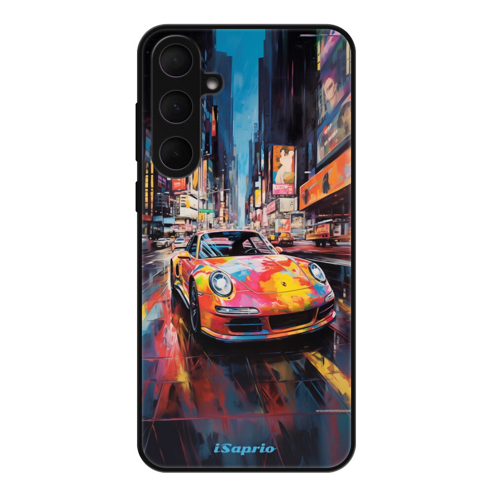 Lesklé puzdro Exclusive iSaprio - Abstract Porsche - Samsung Galaxy A35 5G