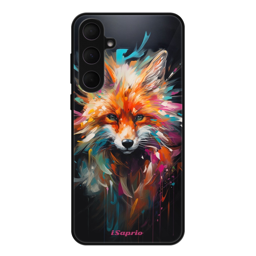 Lesklé puzdro Exclusive iSaprio - Neon Fox - Samsung Galaxy A35 5G