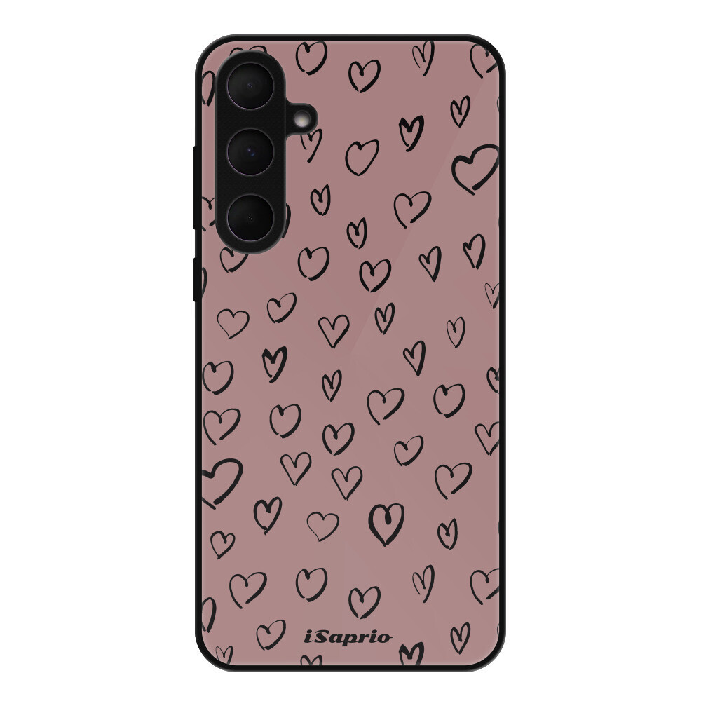 Lesklé puzdro Exclusive iSaprio - Heart Dark - Samsung Galaxy A35 5G