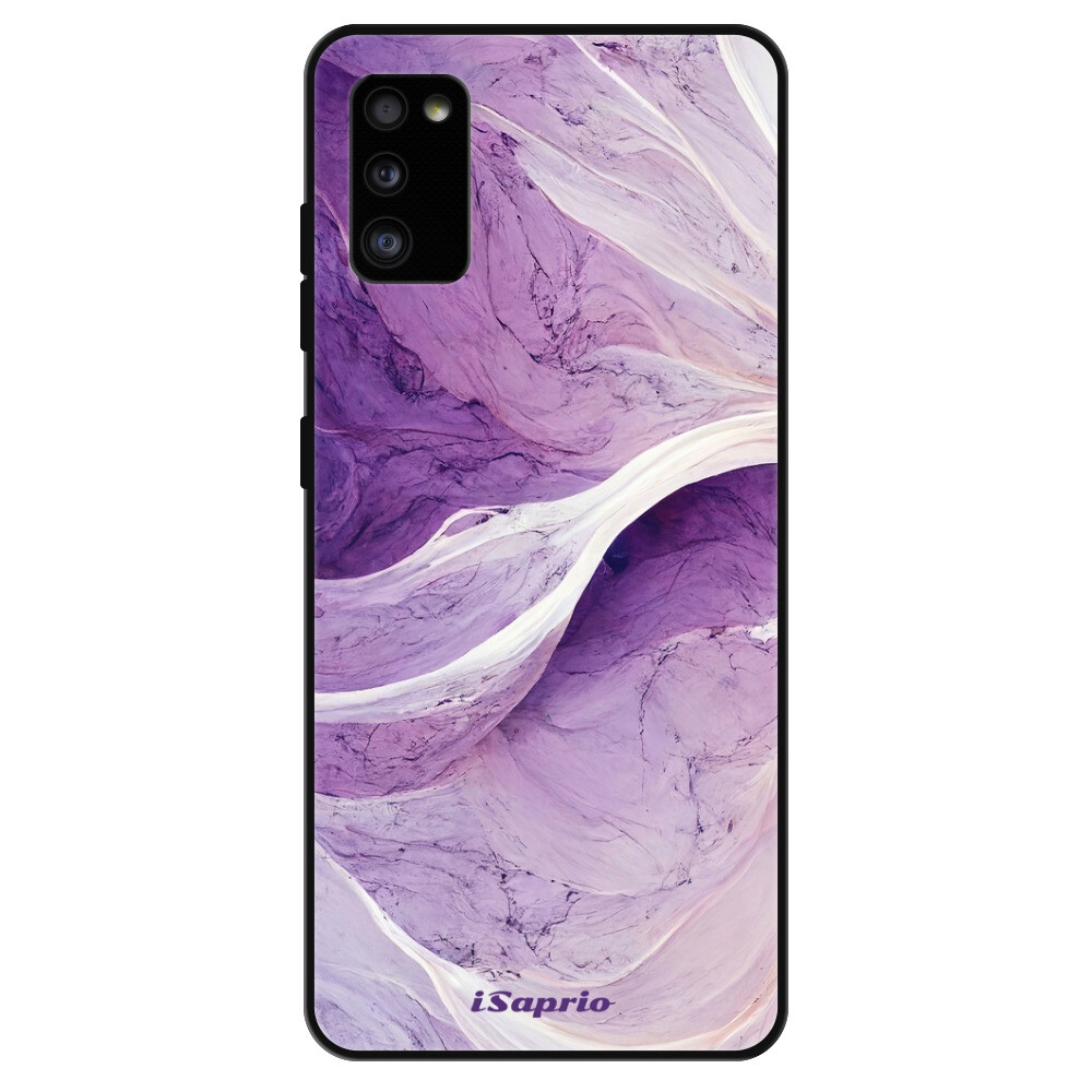 Lesklé puzdro Exclusive iSaprio - Purple Paint 10 - Samsung Galaxy A41