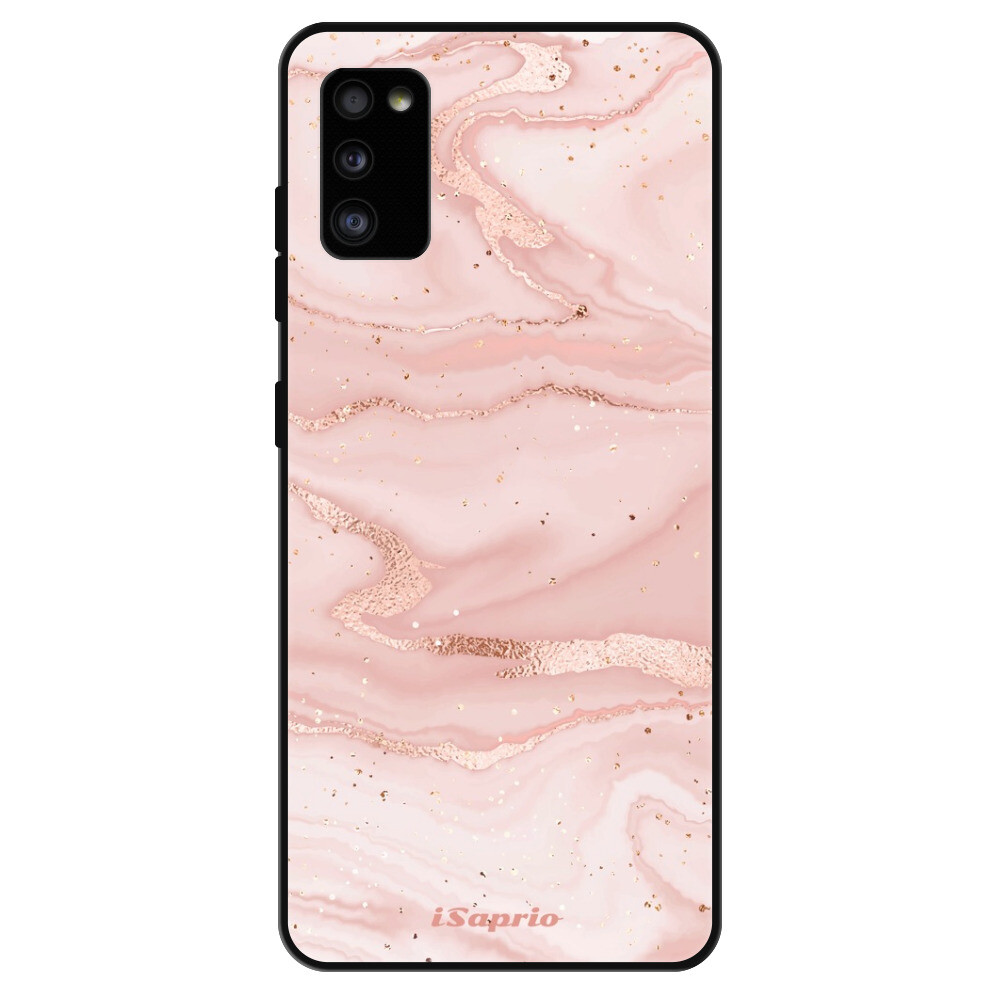 Lesklé puzdro Exclusive iSaprio - RoseGold Marble 10 - Samsung Galaxy A41