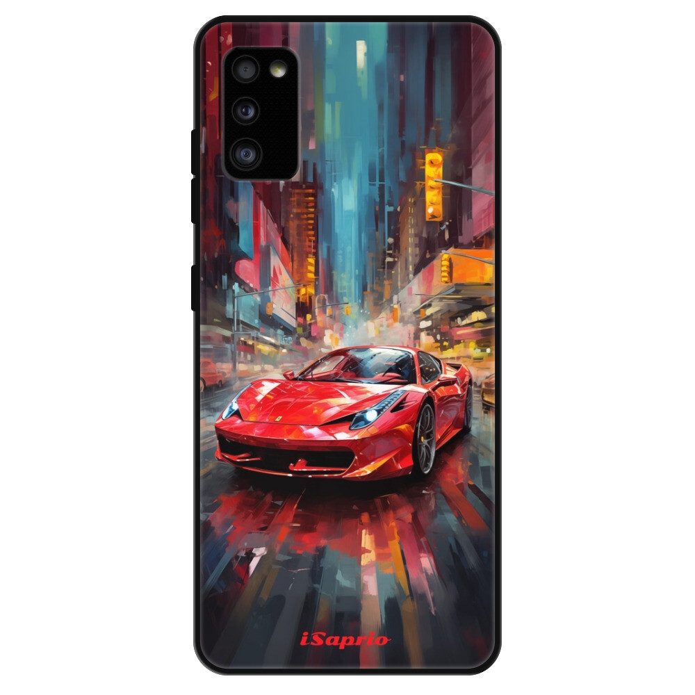 Lesklé puzdro Exclusive iSaprio - Ferrari - Samsung Galaxy A41