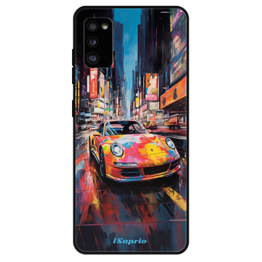 Lesklé puzdro Exclusive iSaprio - Abstract Porsche - Samsung Galaxy A41