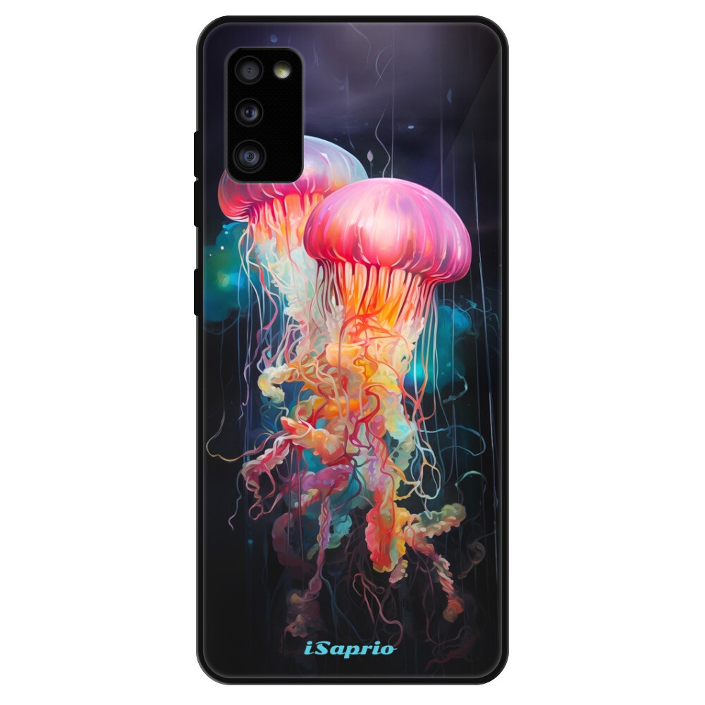 Lesklé puzdro Exclusive iSaprio - Abstract Jellyfish - Samsung Galaxy A41