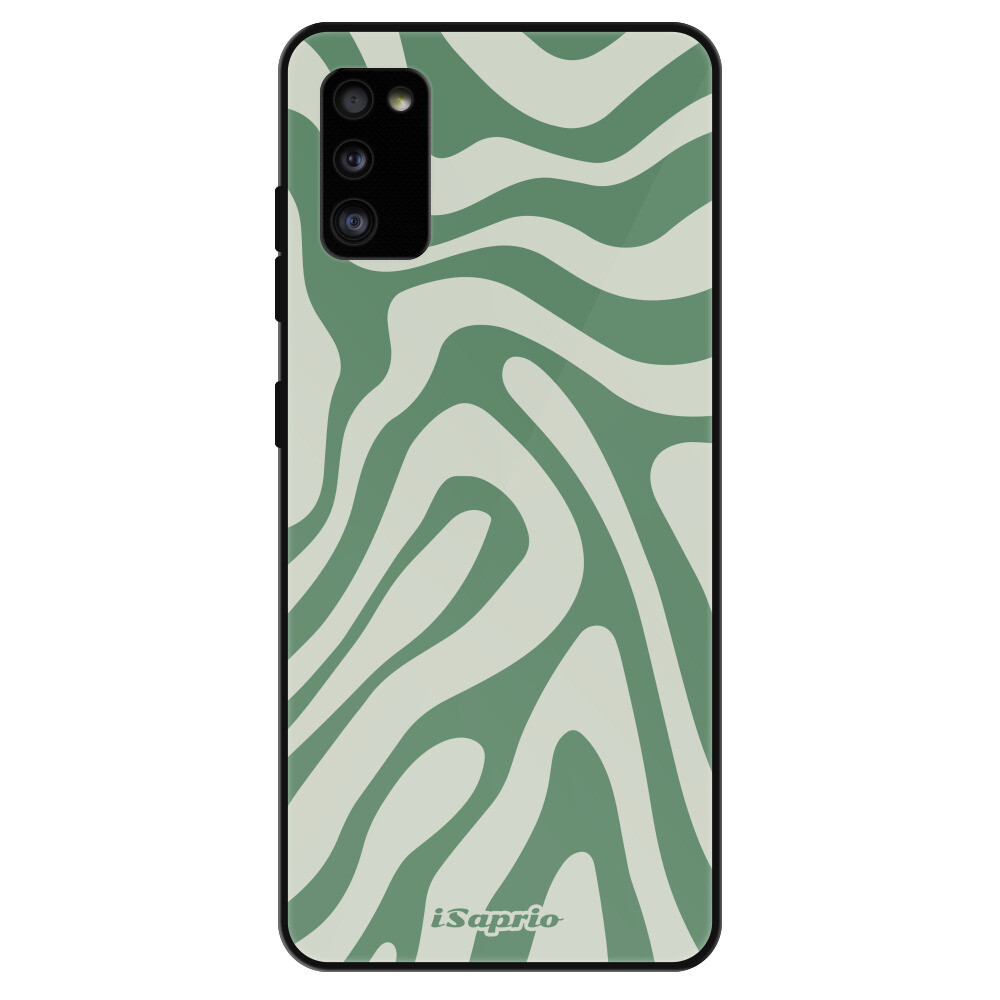 Lesklé puzdro Exclusive iSaprio - Zebra Green - Samsung Galaxy A41