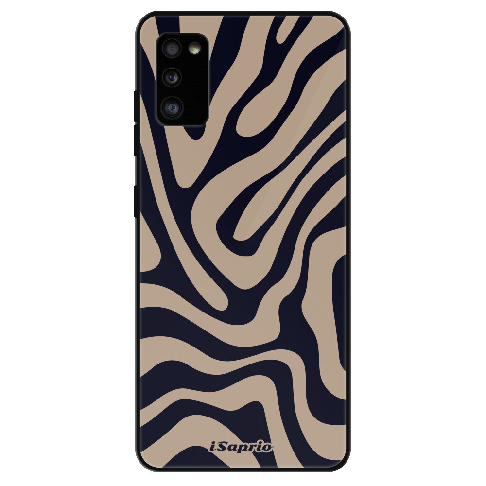 Lesklé puzdro Exclusive iSaprio - Zebra Black - Samsung Galaxy A41