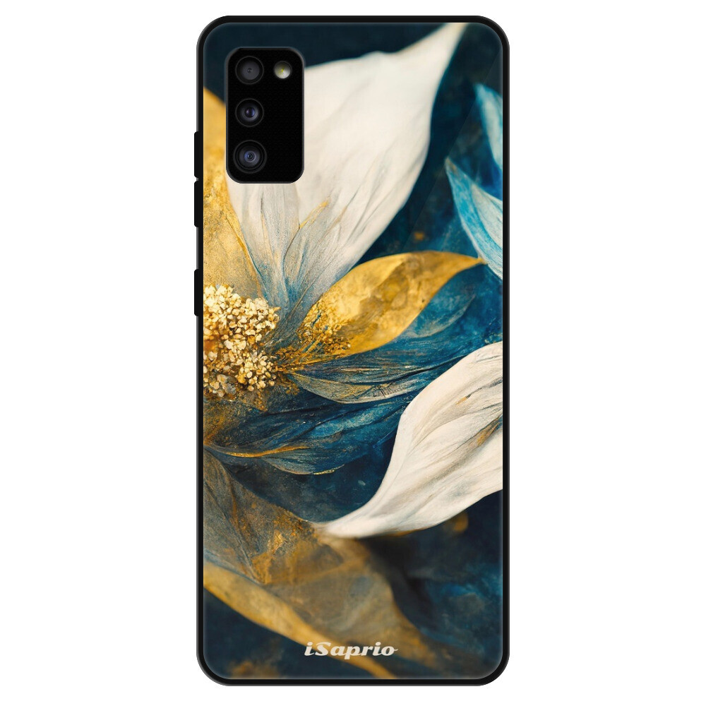 Lesklé puzdro Exclusive iSaprio - Gold Petals - Samsung Galaxy A41
