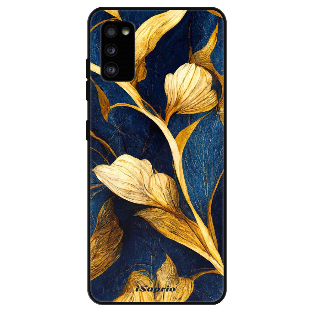 Lesklé puzdro Exclusive iSaprio - Gold Leaves - Samsung Galaxy A41