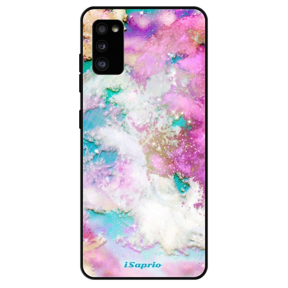 Lesklé puzdro Exclusive iSaprio - Galactic Paper - Samsung Galaxy A41