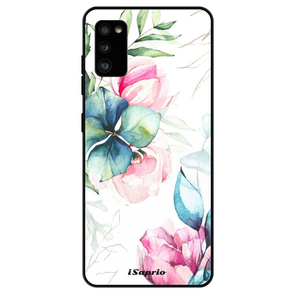 Lesklé puzdro Exclusive iSaprio - Flower Art 01 - Samsung Galaxy A41