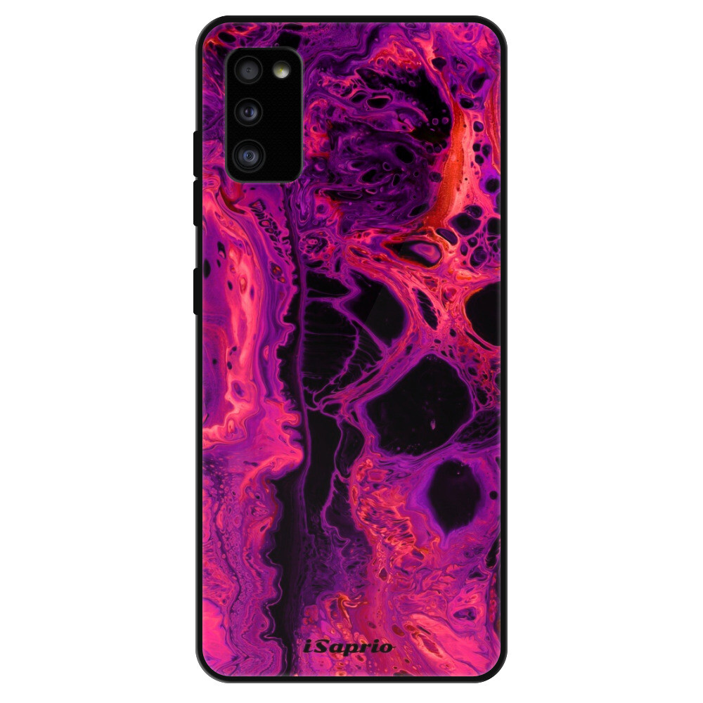 Lesklé puzdro Exclusive iSaprio - Abstract Dark 01 - Samsung Galaxy A41