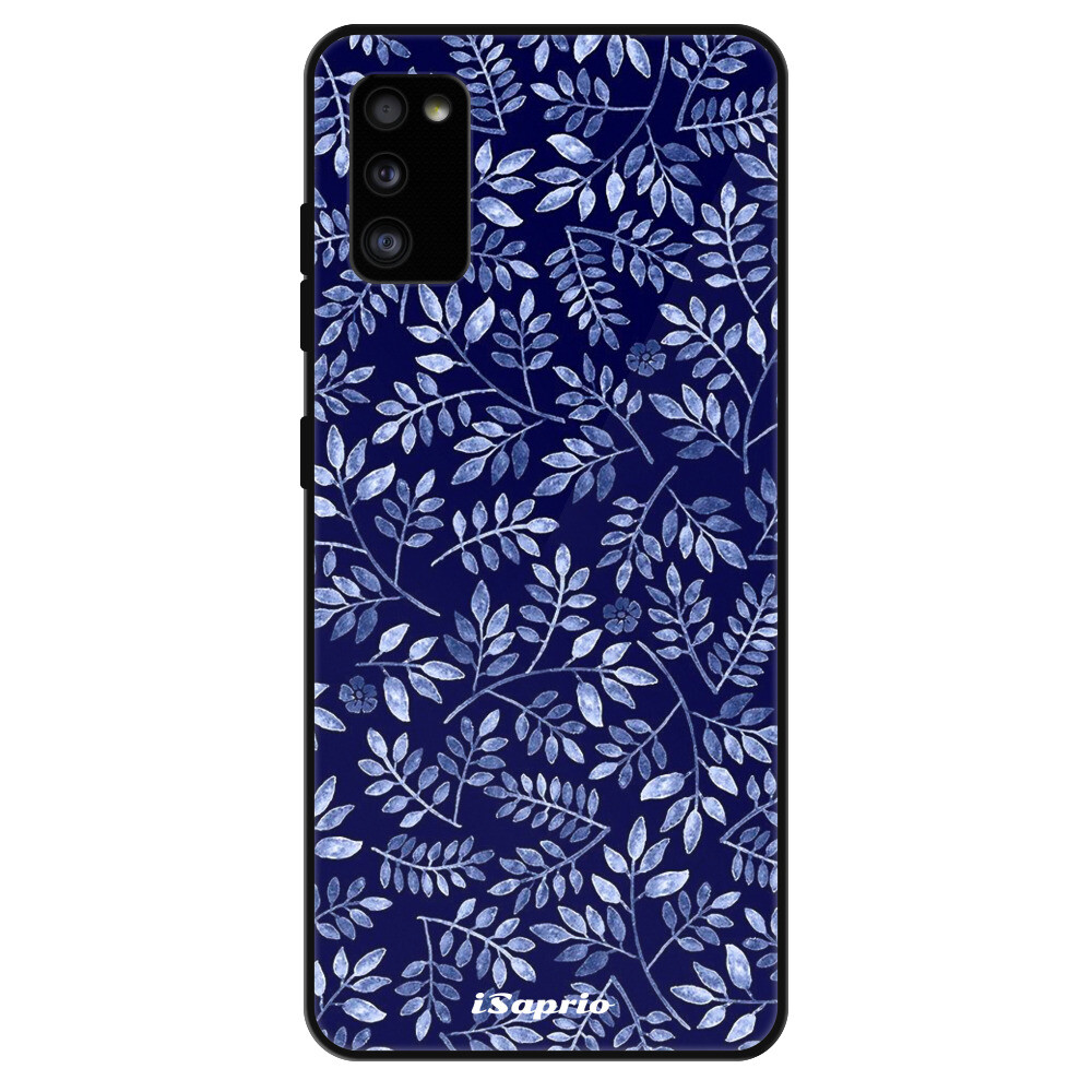Lesklé puzdro Exclusive iSaprio - Blue Leaves 05 - Samsung Galaxy A41