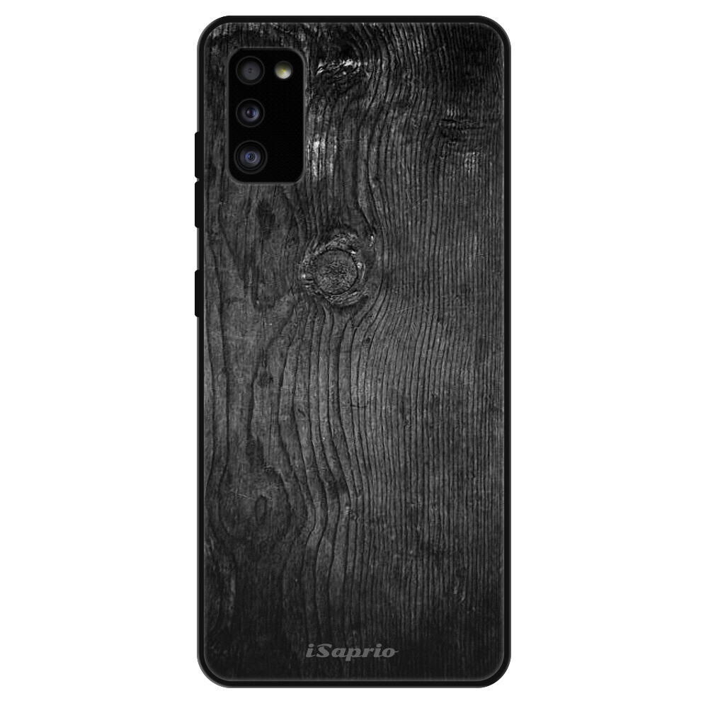 Lesklé puzdro Exclusive iSaprio - Black Wood 13 - Samsung Galaxy A41