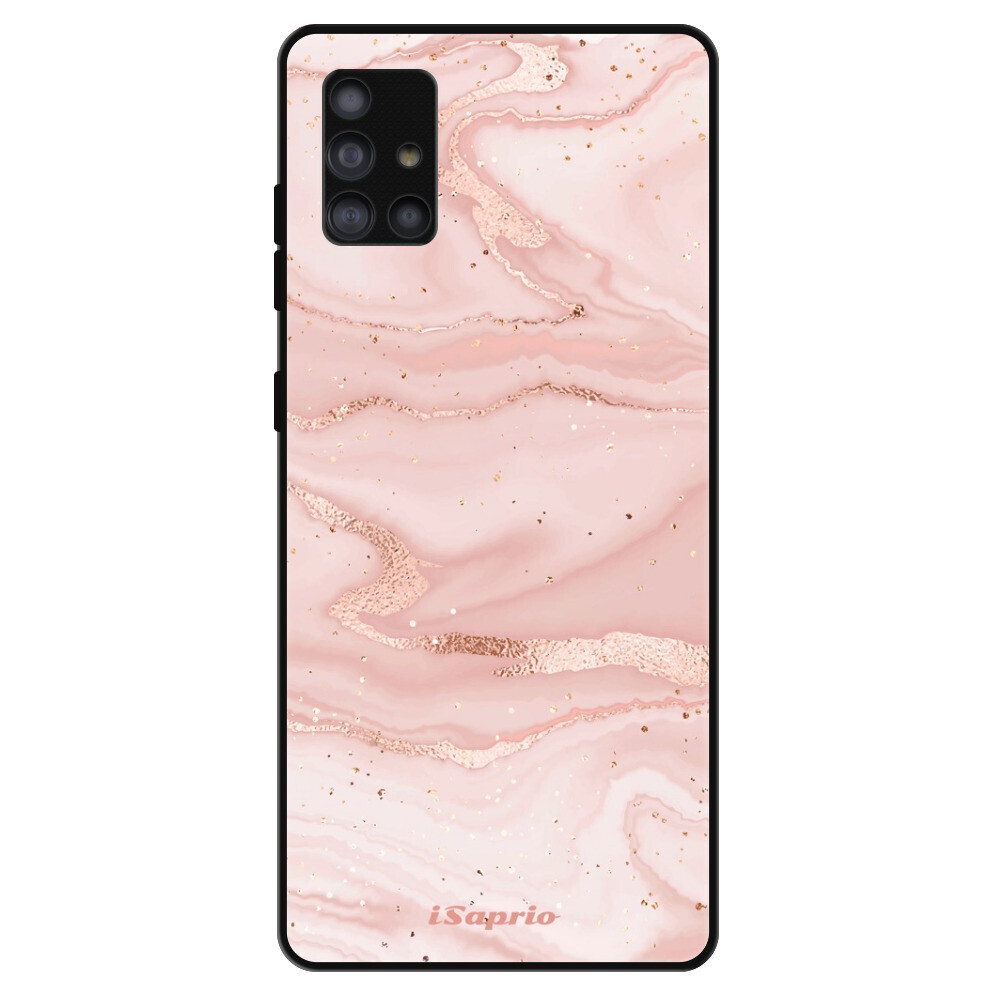 Lesklé puzdro Exclusive iSaprio - RoseGold Marble 10 - Samsung Galaxy A51