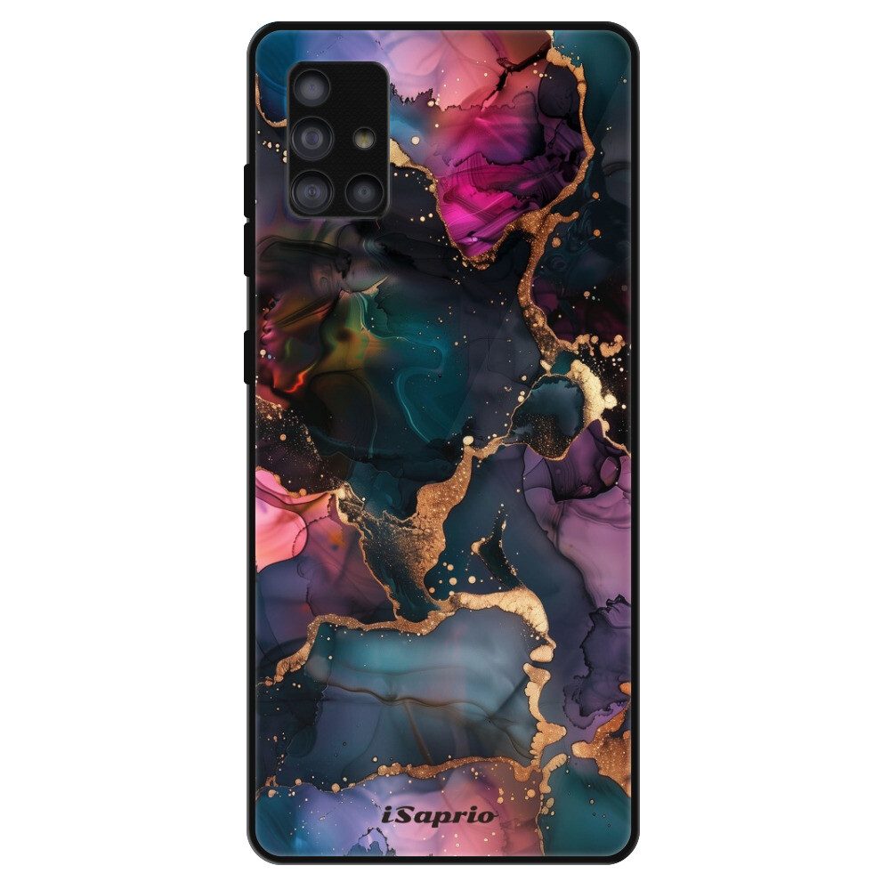 Lesklé puzdro Exclusive iSaprio - Dark Marble 10 - Samsung Galaxy A51