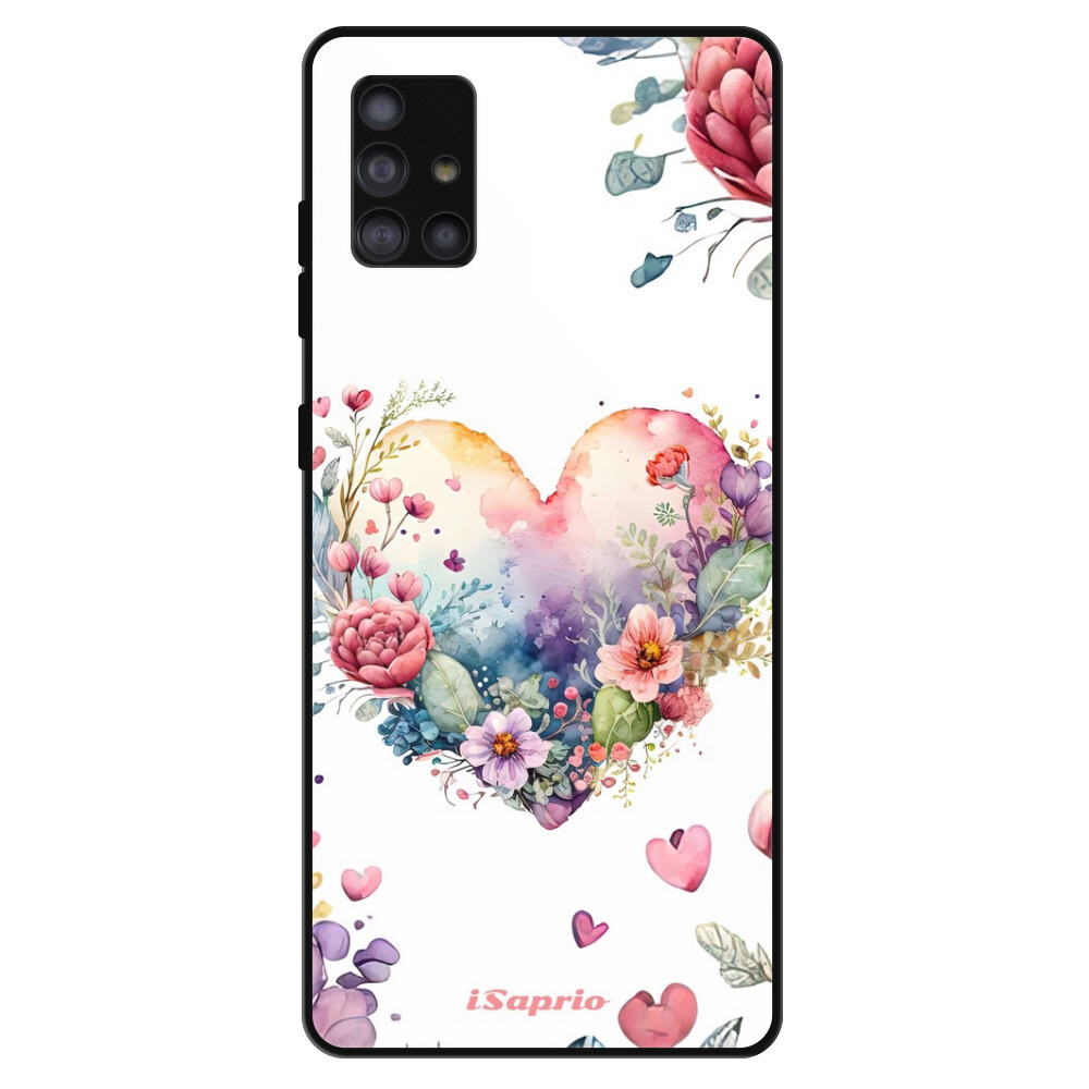 Lesklé puzdro Exclusive iSaprio - Floral Heart - Samsung Galaxy A51