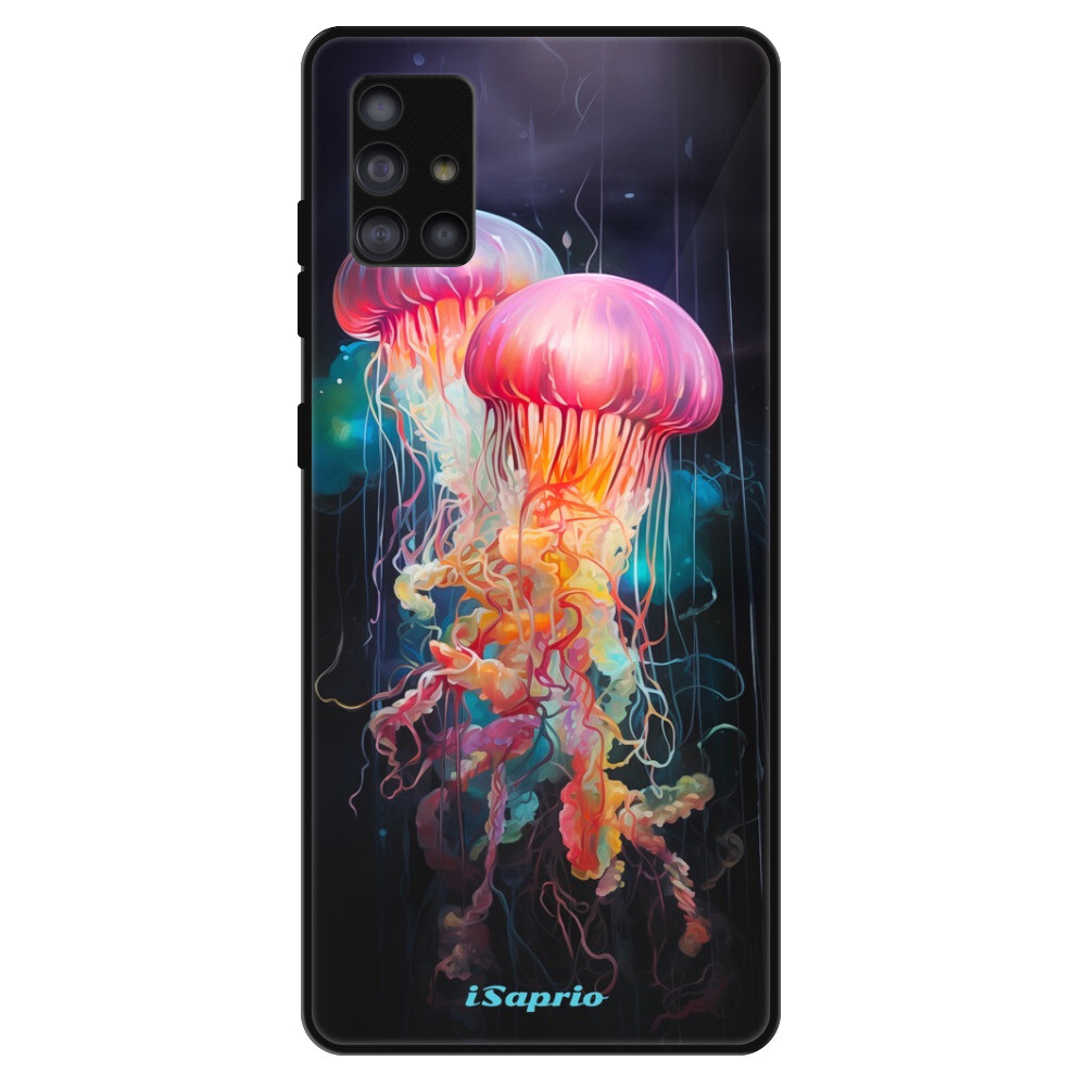 Lesklé puzdro Exclusive iSaprio - Abstract Jellyfish - Samsung Galaxy A51