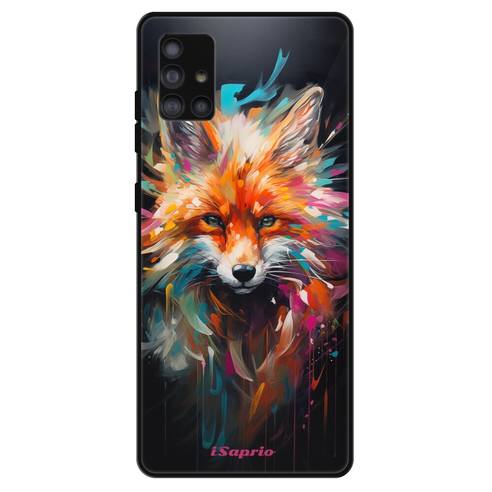 Lesklé puzdro Exclusive iSaprio - Neon Fox - Samsung Galaxy A51