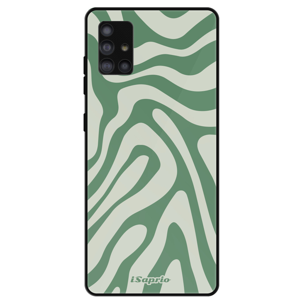 Lesklé puzdro Exclusive iSaprio - Zebra Green - Samsung Galaxy A51