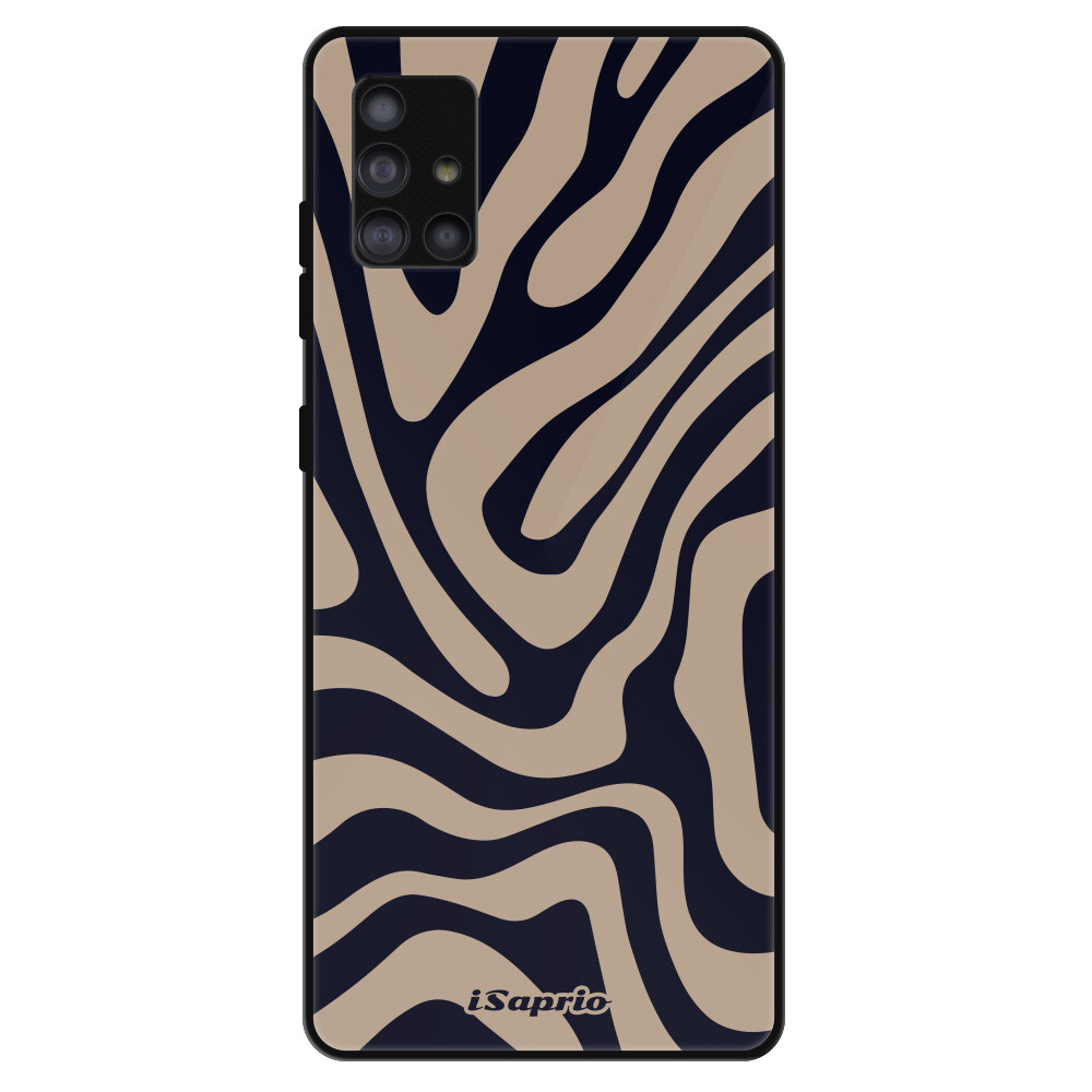 Lesklé puzdro Exclusive iSaprio - Zebra Black - Samsung Galaxy A51