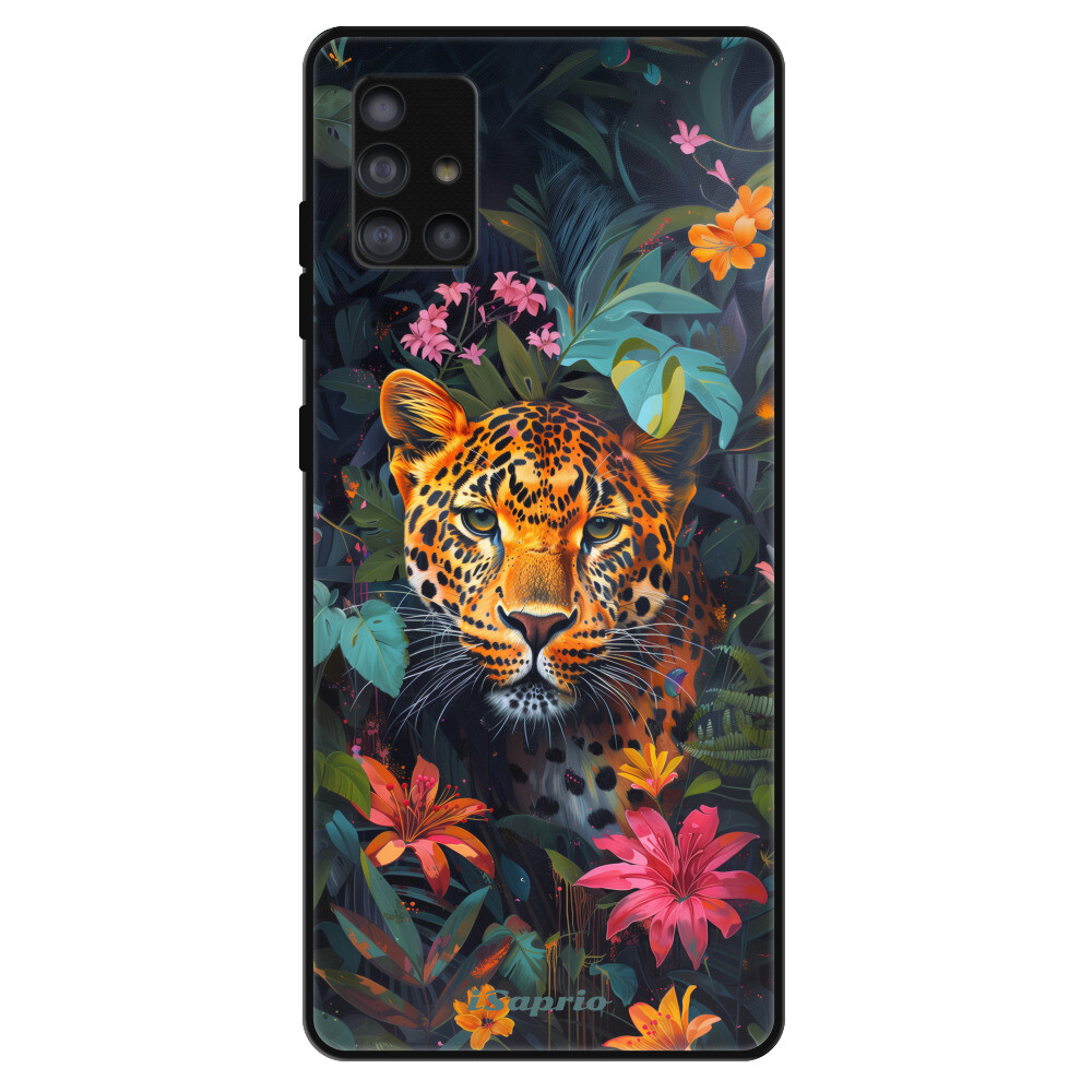 Lesklé puzdro Exclusive iSaprio - Flower Jaguar - Samsung Galaxy A51