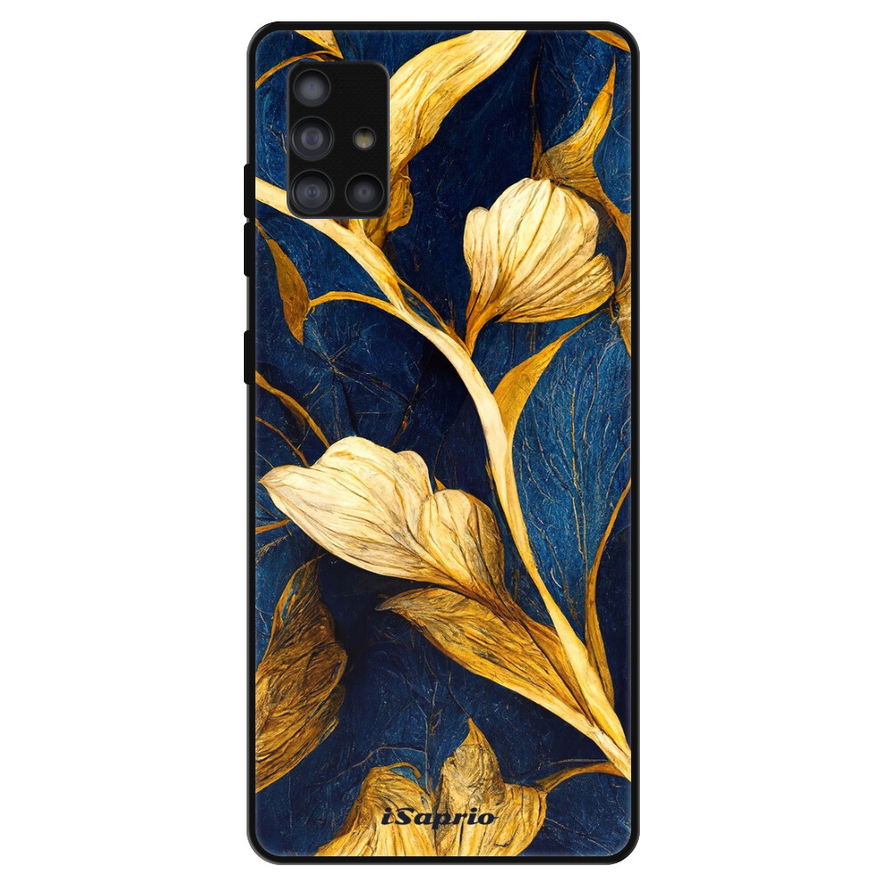 Lesklé puzdro Exclusive iSaprio - Gold Leaves - Samsung Galaxy A51