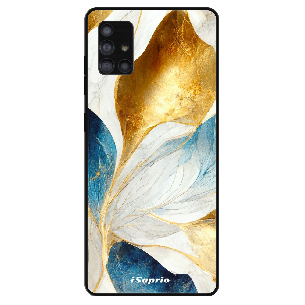 Lesklé puzdro Exclusive iSaprio - Blue Leaves - Samsung Galaxy A51