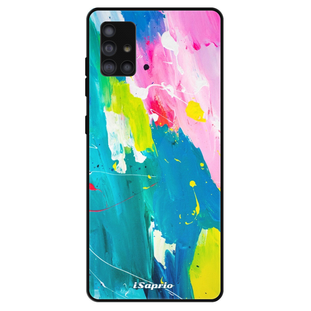 Lesklé puzdro Exclusive iSaprio - Abstract Paint 04 - Samsung Galaxy A51